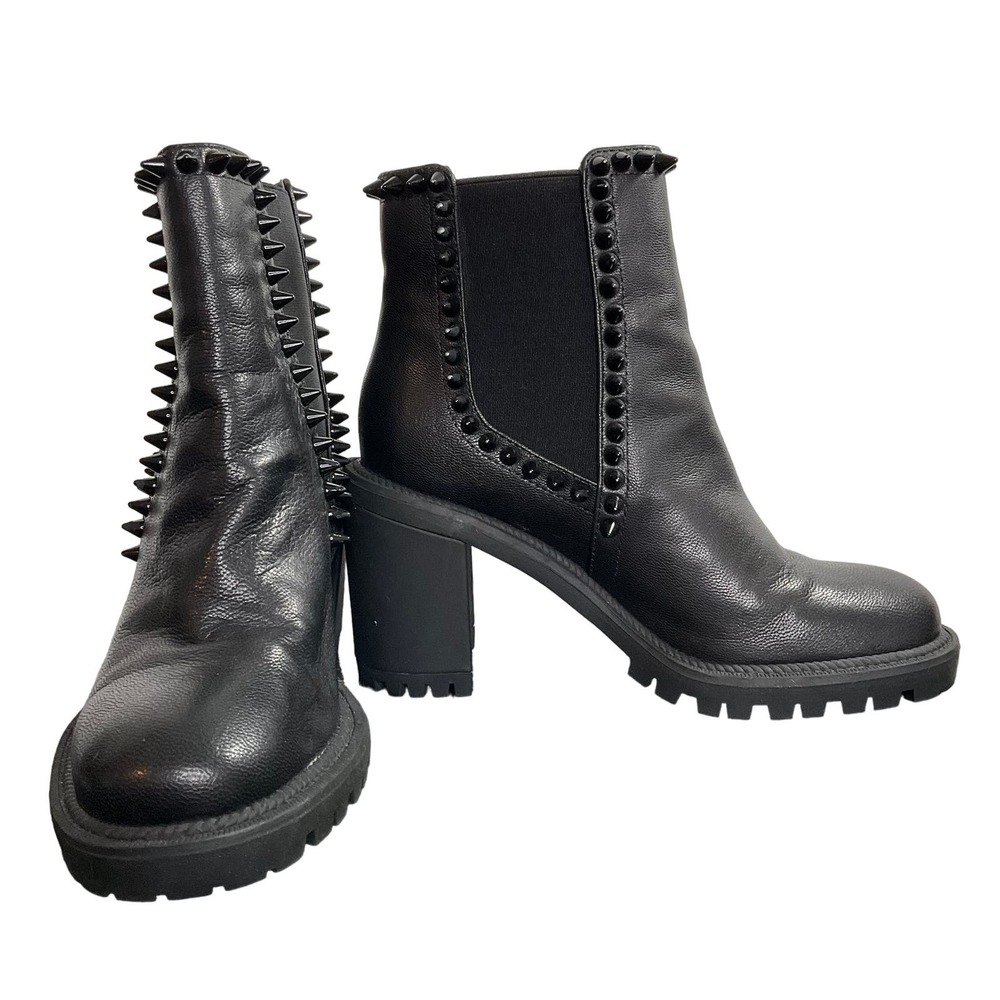 Jessica Simpson | Chelsea Bootie | Studded Black Leather | Size 7m